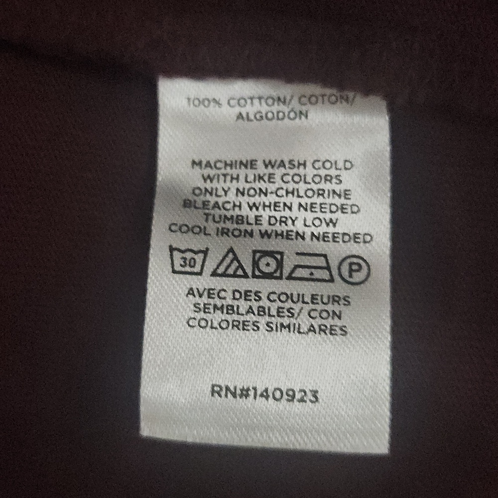 LOFT Women's Maroon Short Sleeve Tee - Picture 7 of 7